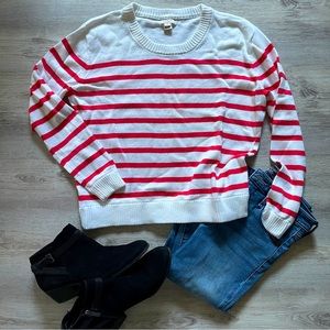 Striped J. Crew Sweater